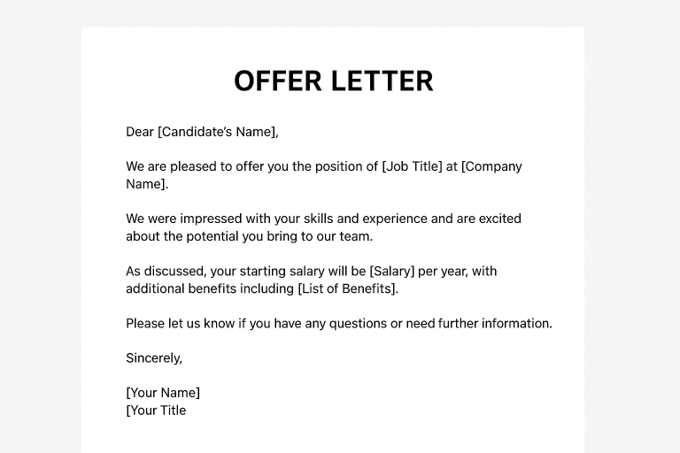 Pengertia offering letter dan contohnya